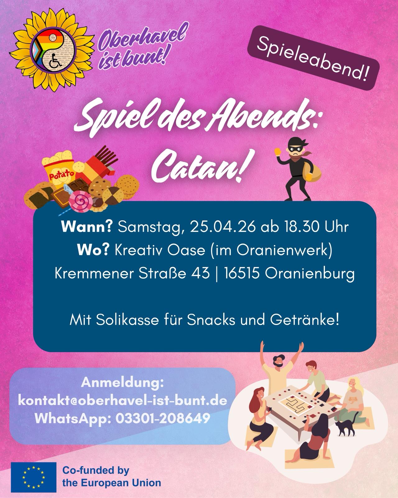 Flyer Catan am 25. April 2026