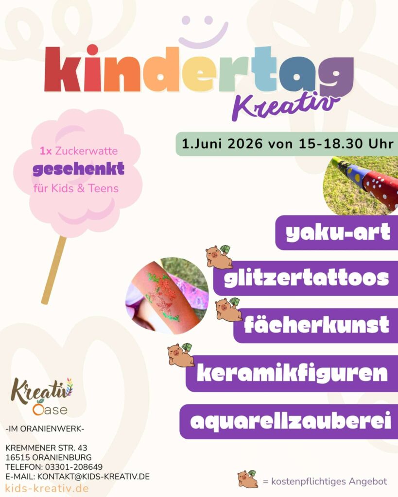 Kindertag kreativ Flyer